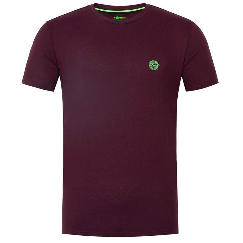 [1169344/M] Korda Tee-shirt birdsnest burgundy (M)