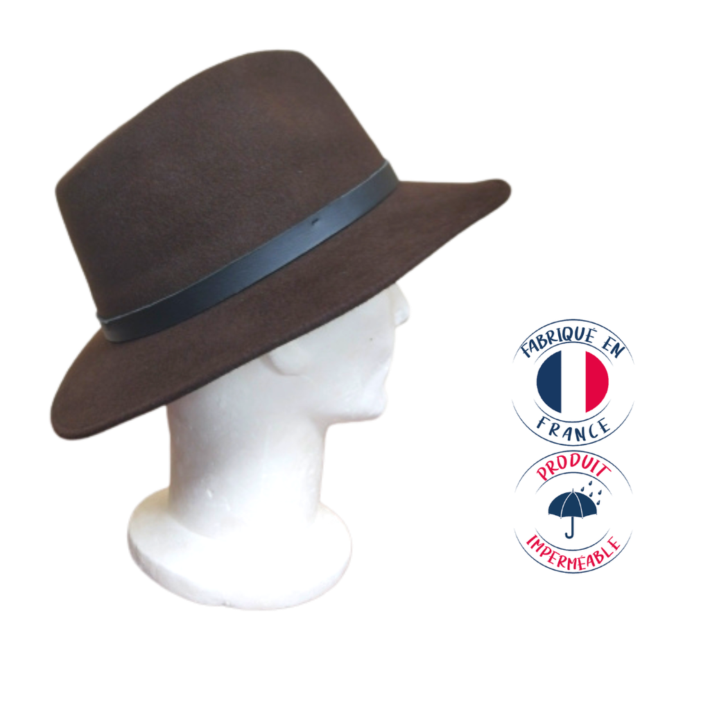 Chapeau feutre poil de lapin noir (copie)
