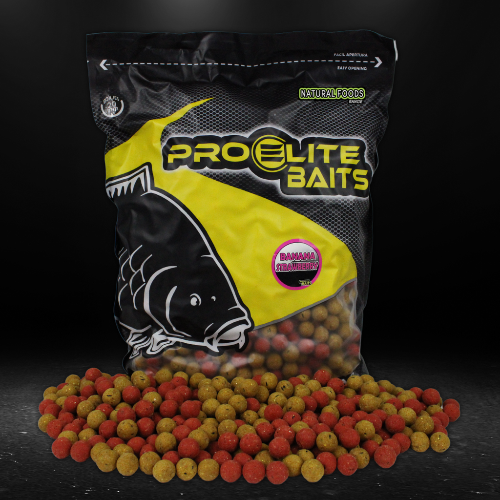Pro Elite Baits Natural foods banana & strawberry 8kg