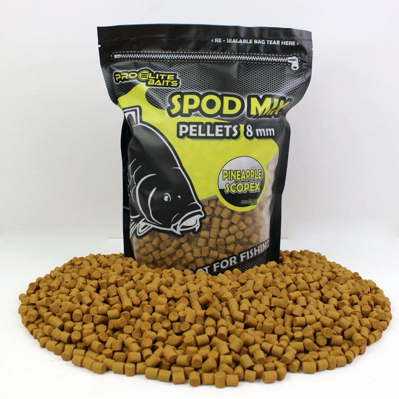 Pro Elite Baits Spod mix pellets 8mm pina & scopex