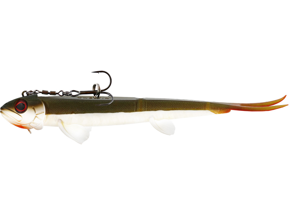 [3031734/691] Westin Twinteez pelagic V-tail R'N'R 210 70gr (hot olive)