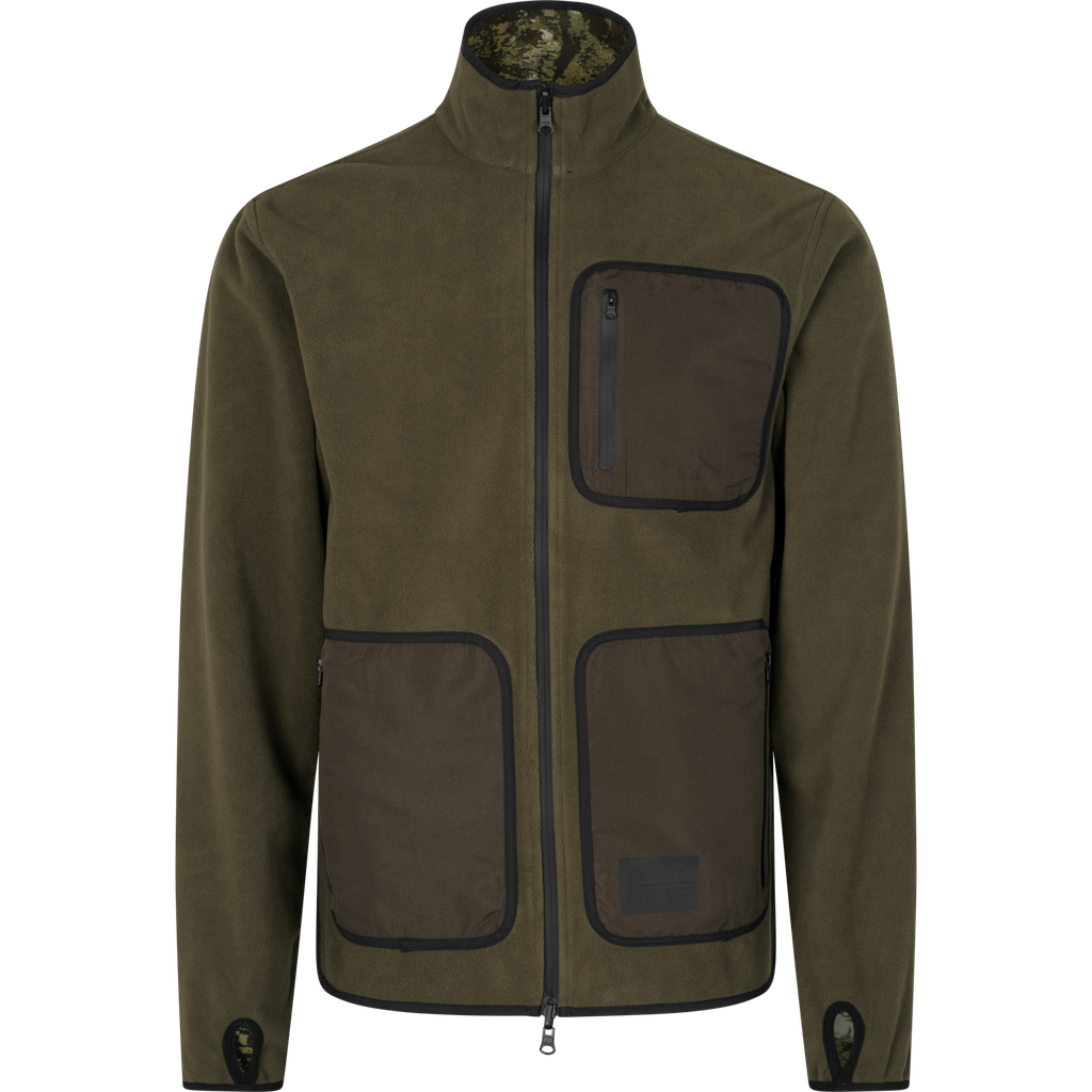 Seeland Rogue reversible fleece light pine invis green