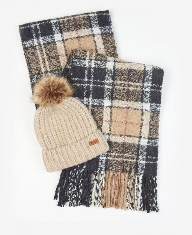 [7139528] Barbour Echarpe + bonnet saltburn rosewood (copie)