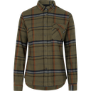 Seeland Chemise skye flannel highseat grizzly brown terracotta check