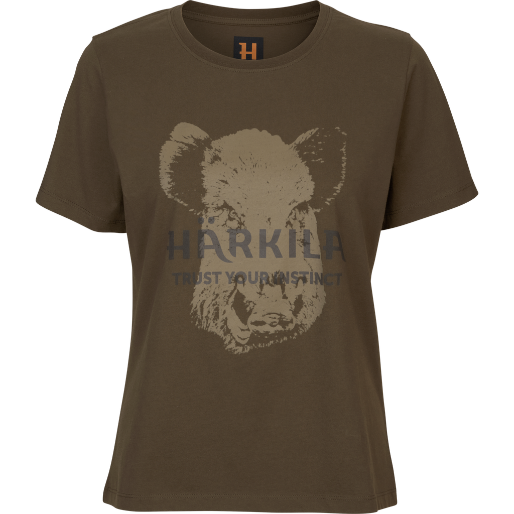 Harkila T-shirt femme wildboar willow green