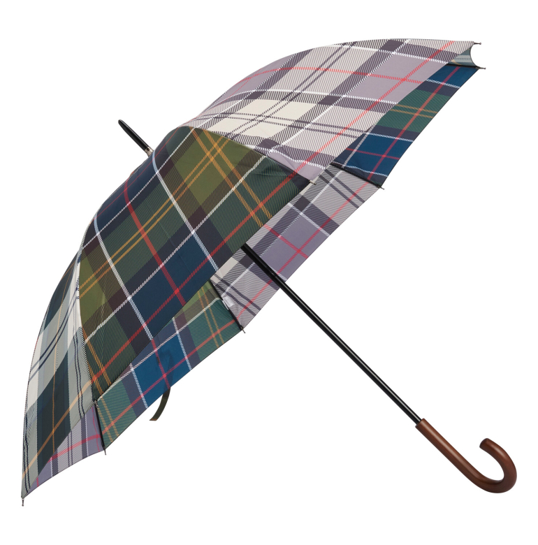 Barbour Parapluie mixed tartan full length