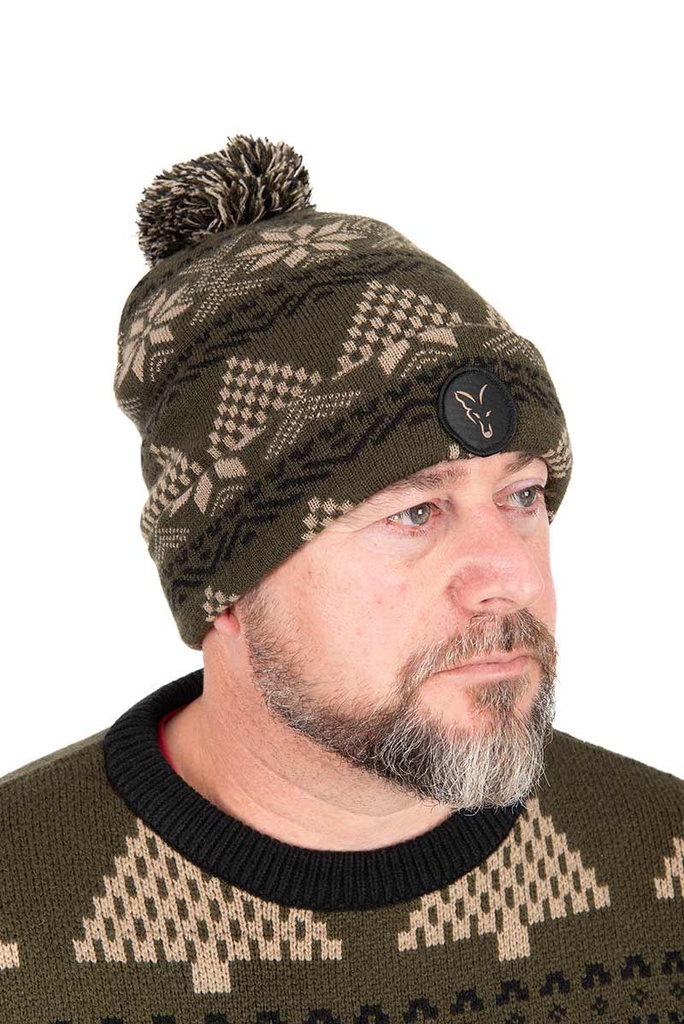 [6439426] Fox Bonnet collection green black (copie)