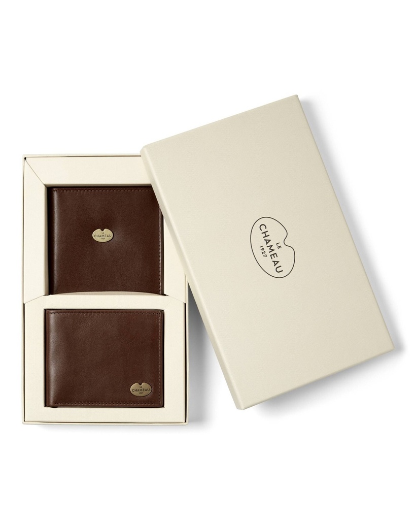 [M0617708] Le Chameau Coffret cadeau porte-clés et portefeuilles à double volet (copie)