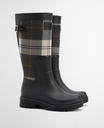 Barbour Dena tall welly black ancient tartan