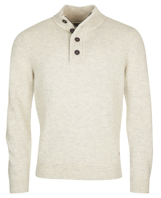 Barbour Essential patch half zip pearl