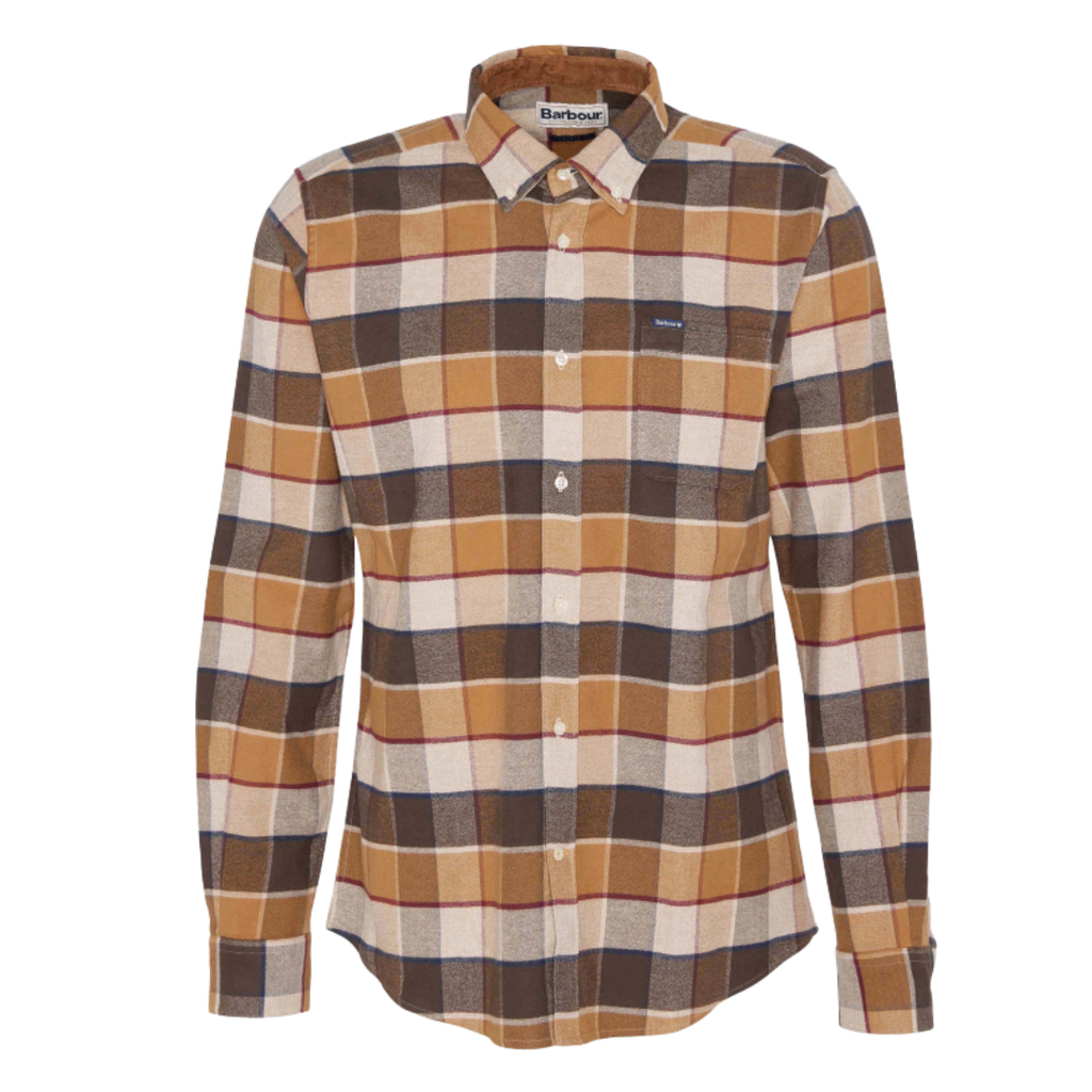 Barbour Valley tailored checked brown