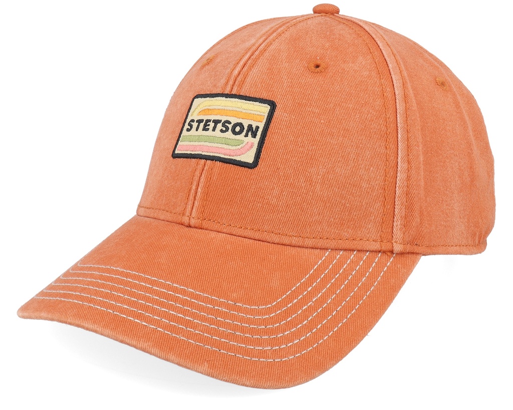 Stetson Baseball cap cotton burned orange