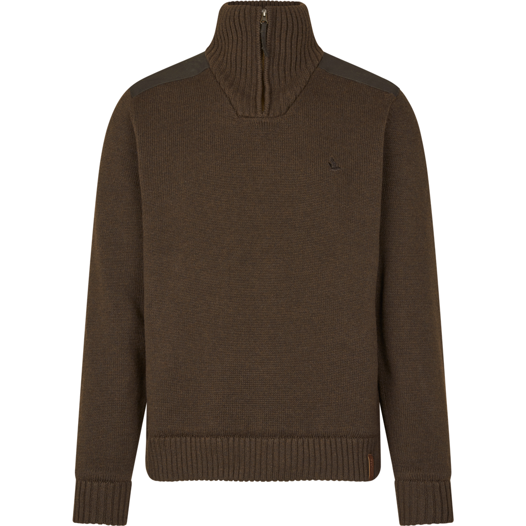 Seeland Pull coupe vent haze dark brown