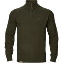 Harkila Pull Vincent merino demi-zippé rosin