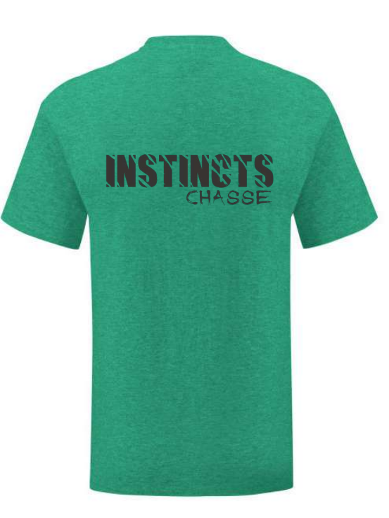 [4909365/S] INSTINCTS Chasse T-shirt Vert (S)