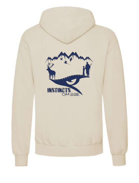 Sweat gris INSTINCTS Chasse (copie)