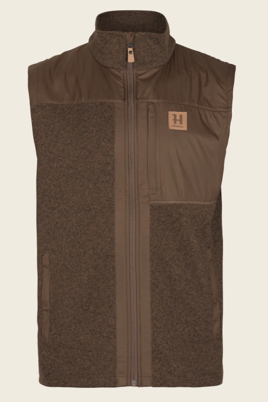 Harkila Gilet polaire kalix dark earth
