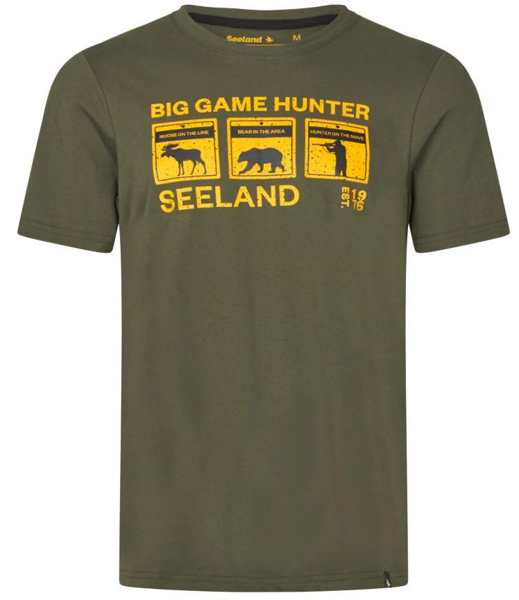 Seeland T-shirt caution grape leaf