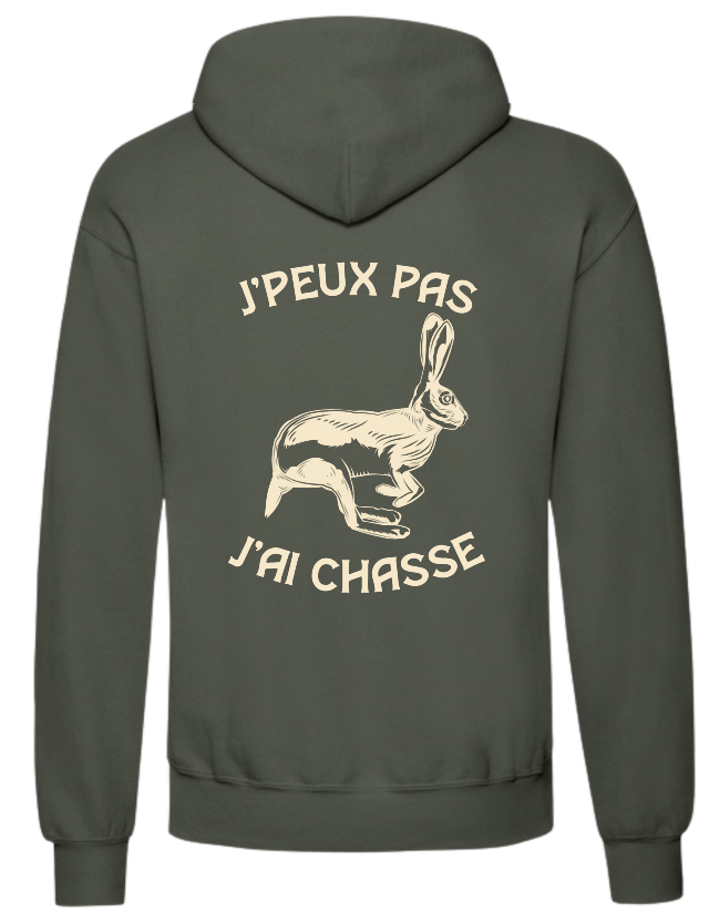 INSTINCTS Chasse Sweat Vert Lièvre
