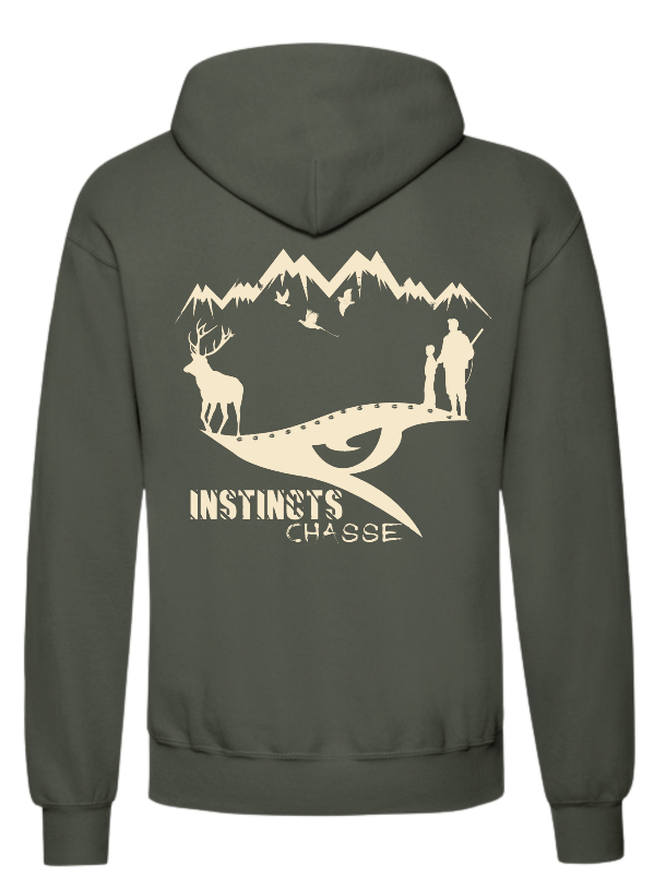INSTINCTS Chasse Sweat Vert Chasseur (copie)