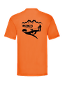INSTINCTS Chasse T-shirt enfant orange sanglier