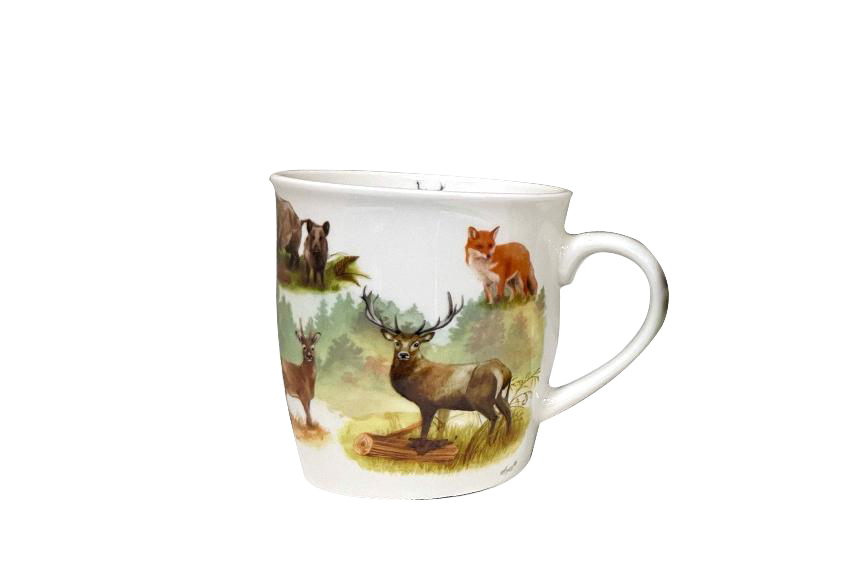 Mug PM multi animaux grès