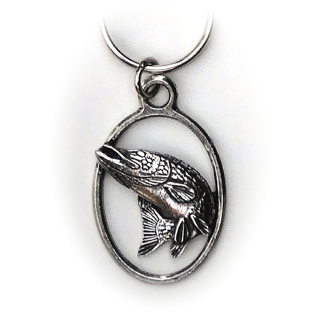 Porte Clés ovale brochet