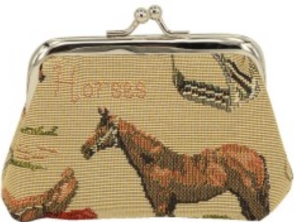 Porte -monnaie chevaux rectangulaire