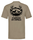 Instincts Chasse T-shirt Chasse en famille Beige
