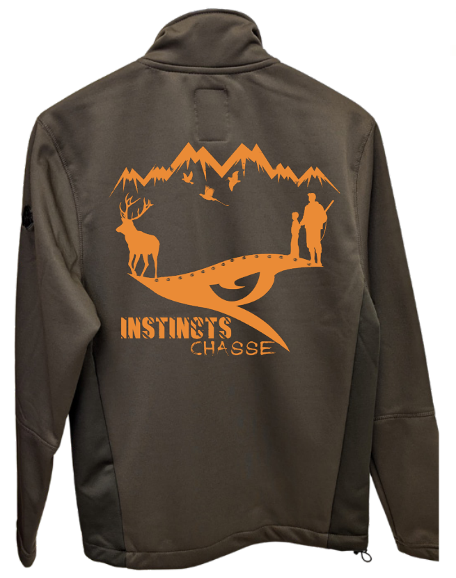 Instincts Chasse veste zippée