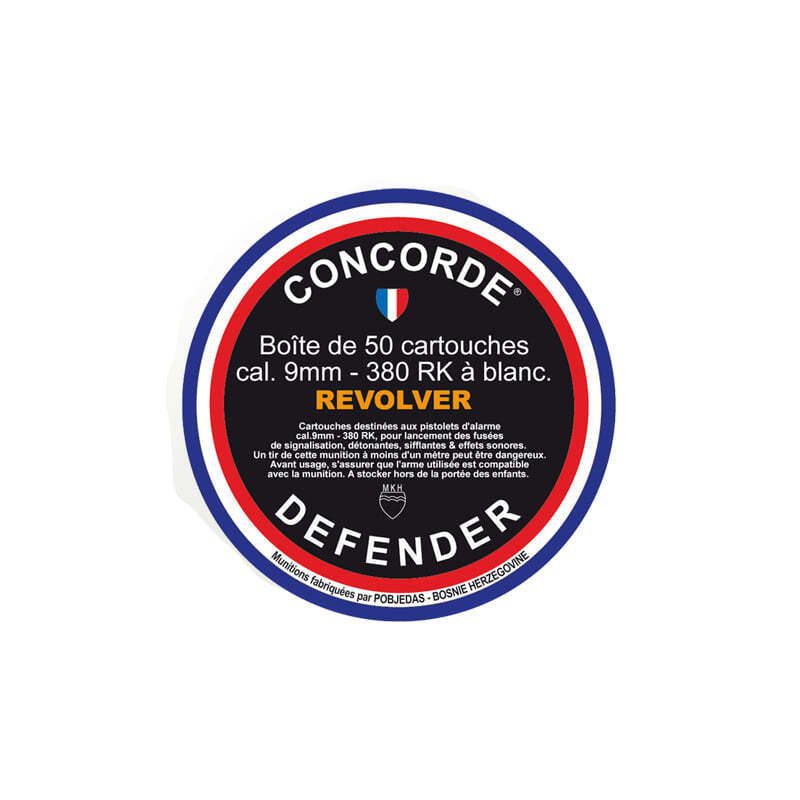 Concorde defender blanc 380/9mm