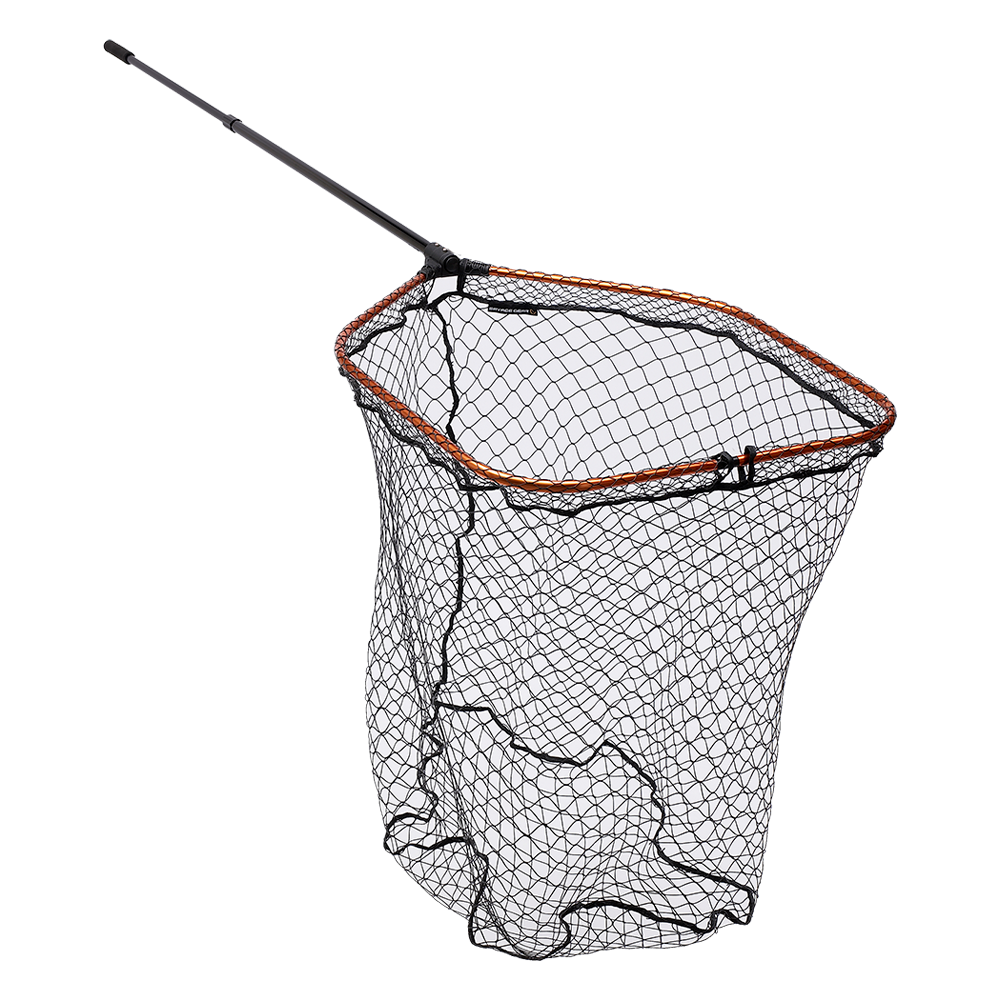 Savage Gear Epuisette pro tele net rubber X-large mesh L