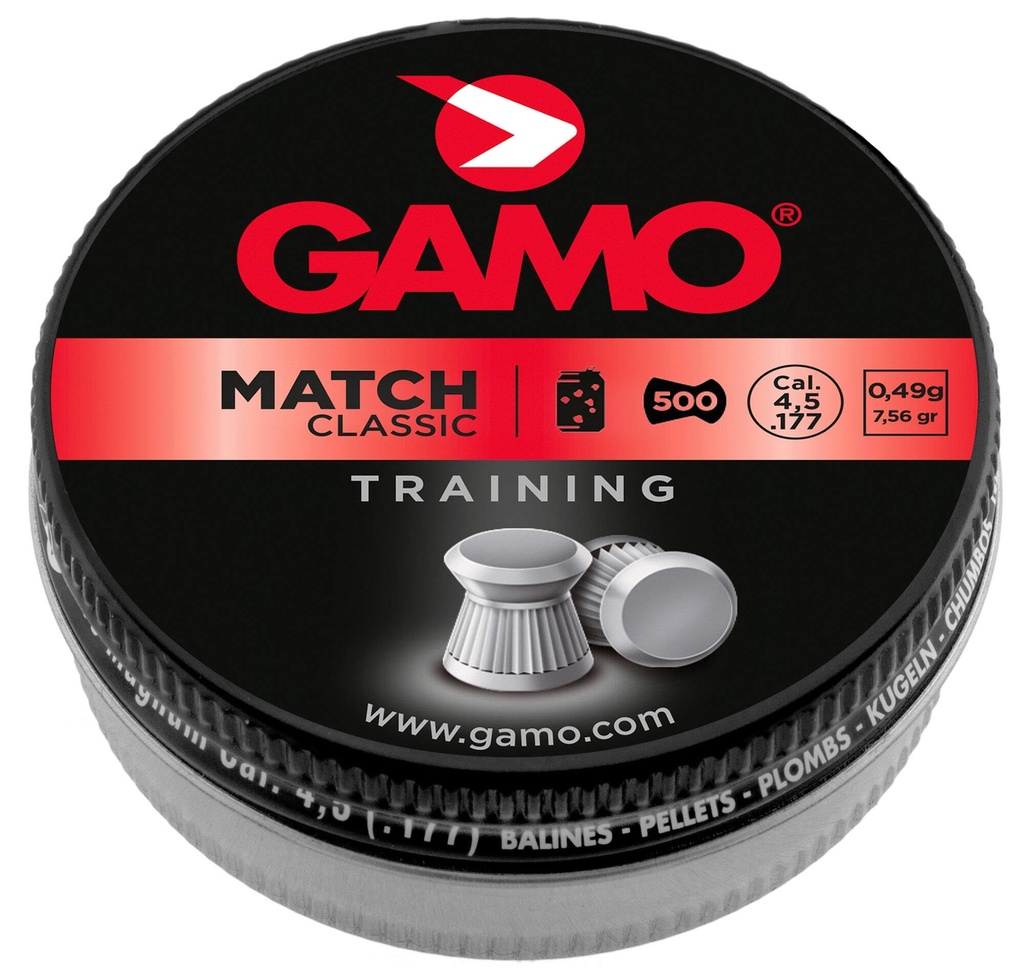 Gamo Plombs Match classic 4.5mm X500
