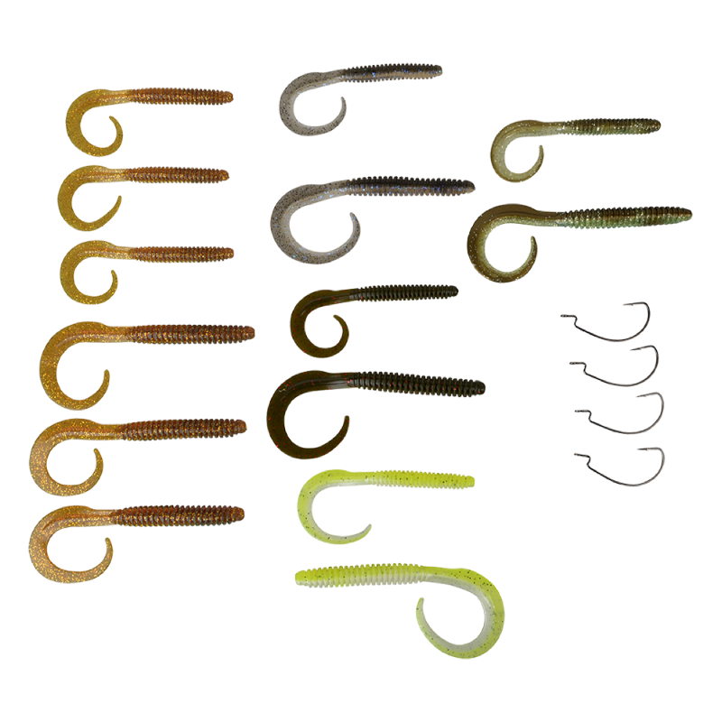 Savage Gear Rib worm kit 30+17pcs