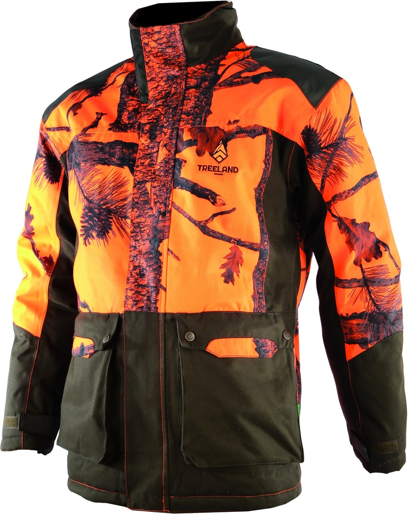 Treeland Veste chaude camouflage
