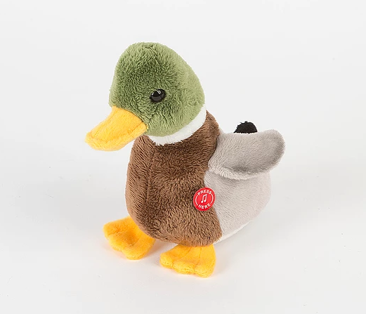 Peluche canard sonore 18cm