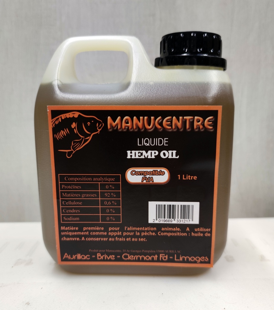 Manucentre Huile de chenevis 1kg