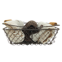 Panier 3 Torchons Brodes