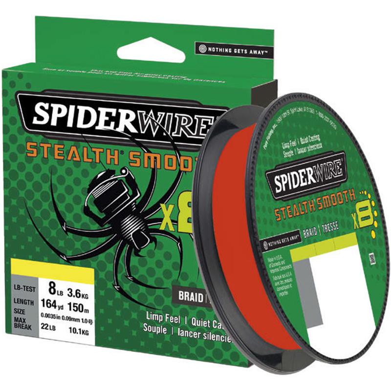[4701156/15] Spiderwire Stealth smooth 8 red new (15/100)