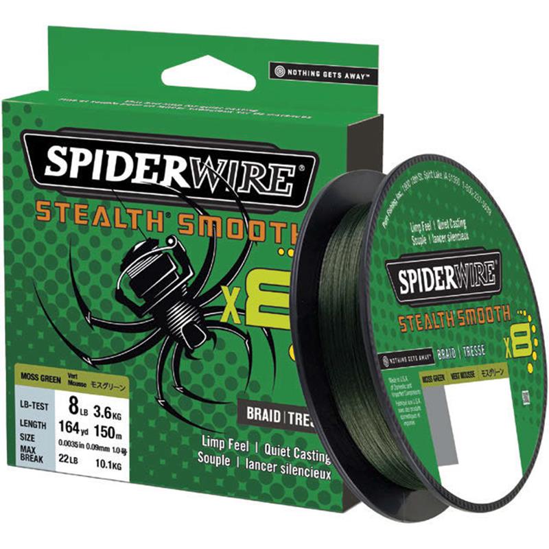 [4701158/15] Spiderwire Stealth smooth 8 moss green new (15/100)