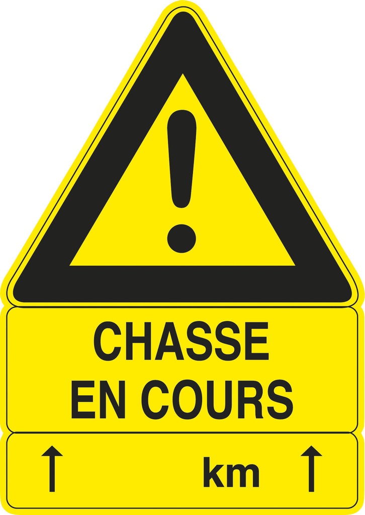 Chasse en cours triangulaire 100x70