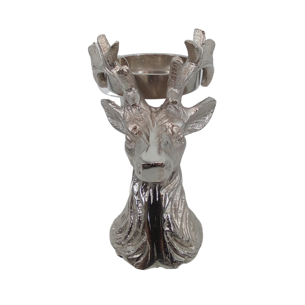 [22777108] Bougeoir tete de cerf 10cm