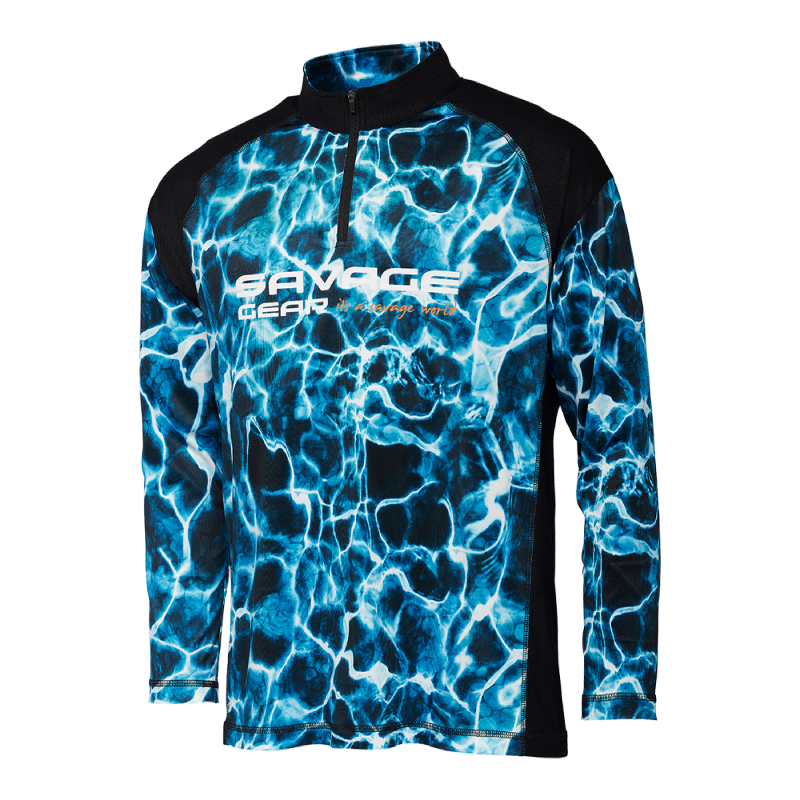 Savage Gear Marine UV long sleeve tee sea blue