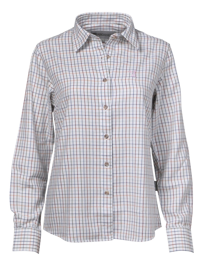 Percussion Chemisier petits carreaux femme