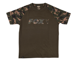 Fox Tee Shirt raglan camo khaki