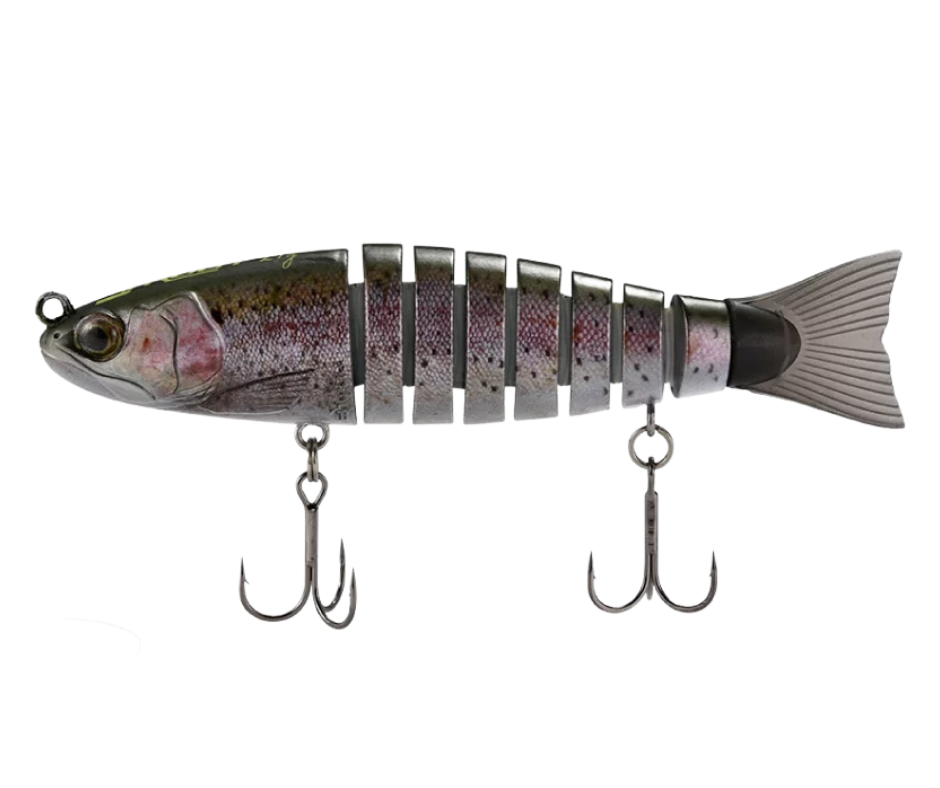 Leurre Souple SMITH Biwaa S'TROUT 3.5 Pouces – Coloris Fire Tiger #04 (Neuf)