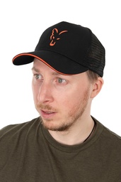 [6439414] Fox Trucker cap black orange