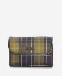 [7137705] Barbour Trousse de toilette hanging tartan