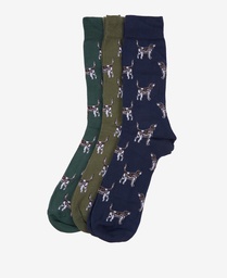 [7138402] Barbour Chausettes Pointer dog giftbox mixed
