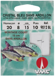 [M0071222/1810] Vmc Hameçons montés cristal sans ardillon montage court